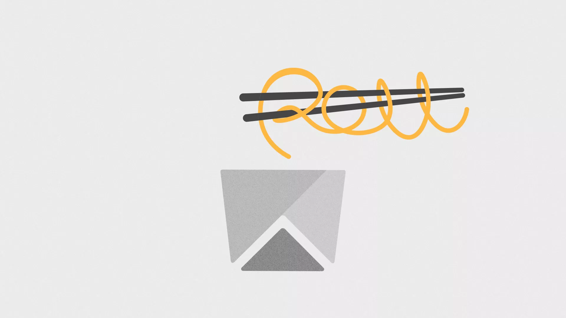 Оформление меню суши-бара «Roll Wok Club» в Лузе